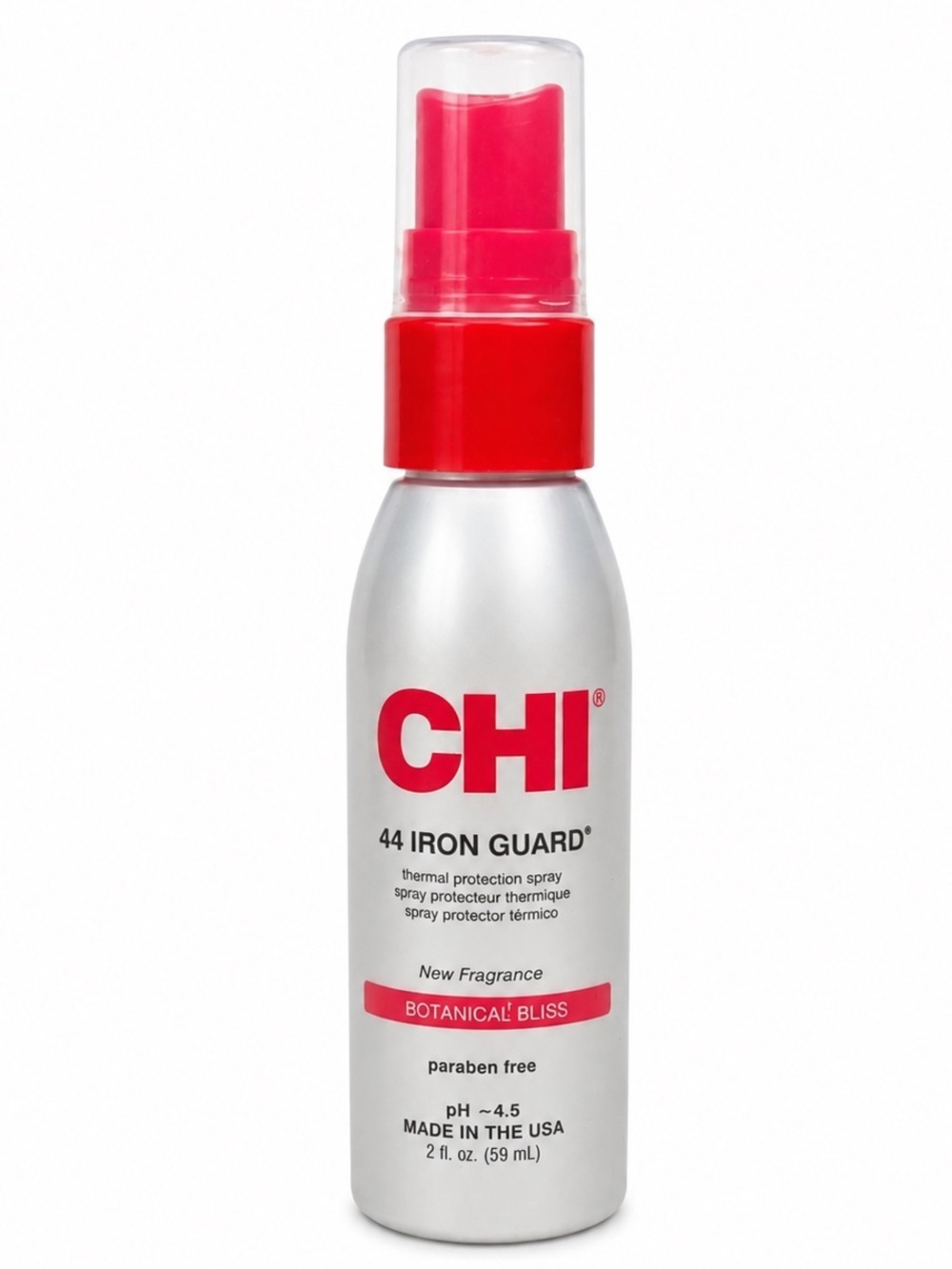 CHI 44 Iron Guard Thermal Protection Spray Botanical Bliss 2oz Travel Size Empty